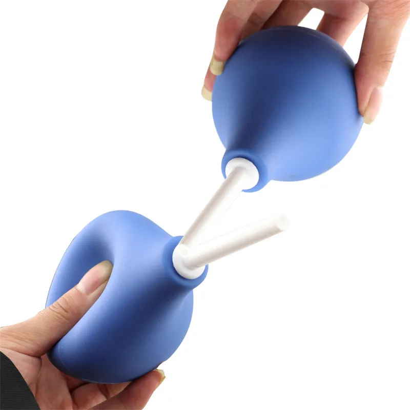 Dispositivo de enema esférico anal de tamanho grande, médio e pequeno 89ml, irrigador vaginal esférico super grande, produto adulto