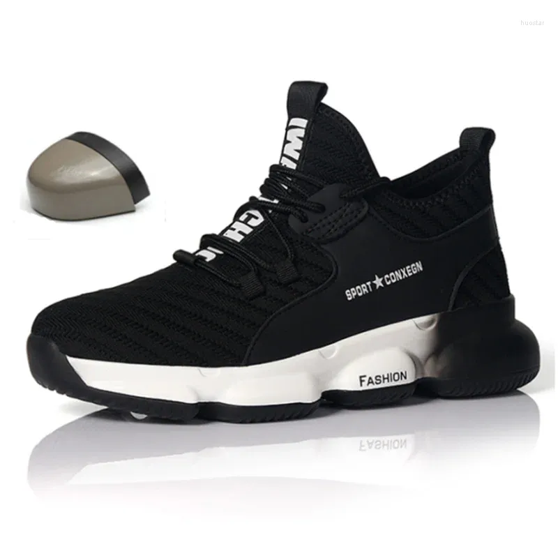 Boots 37-46 Outdoor Construction Work Safety Men's Casual Shoes AIR Mesh Cushion Non-slip Wear-resistant Designer Sneakers