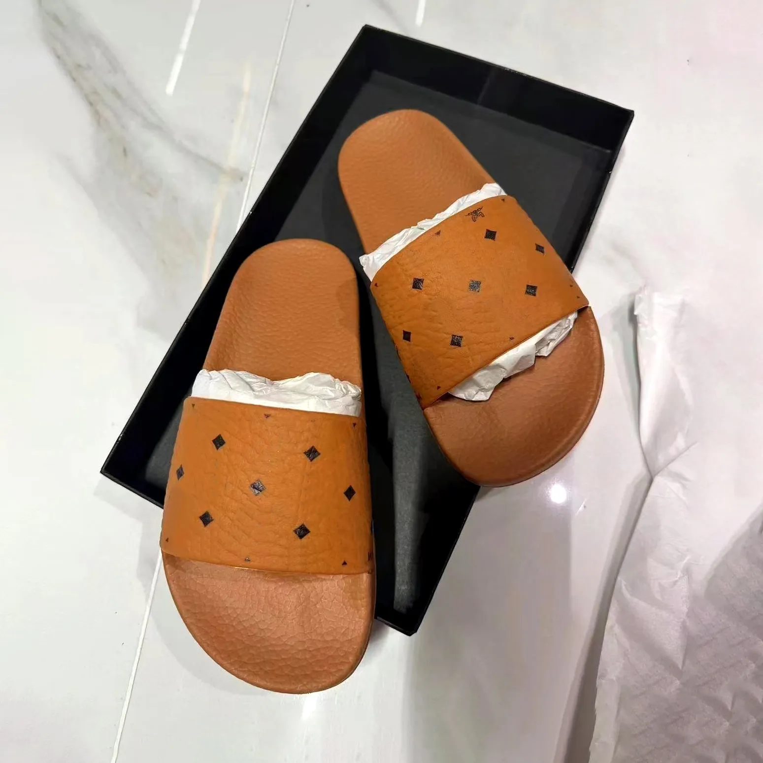 Unissex luxo slide designer mulher chinelo homem impressão visetos borracha slides granulado tory sapato de verão clássico fora conforto sandália plana