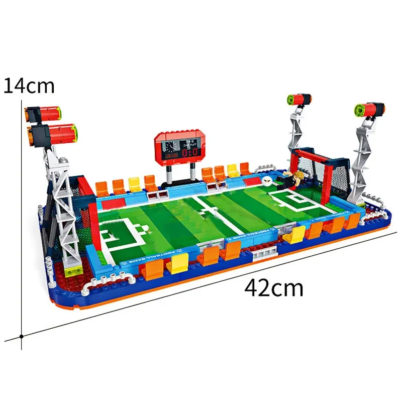 Bloques De Construcción De Fútbol – 846 Piezas De Microbloques 3D Para Adultos Y Niños A Partir De 7 Años