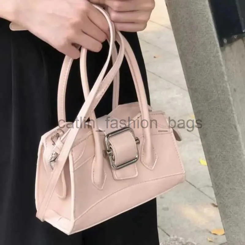 Sacs à bandoulière Sacs Rose Mode Femme et Sac Loisirs Designer Vintage Moto Soul Bag Élégant Luxe Cuir Filles Crossover Bagcatlin_fashion_bags