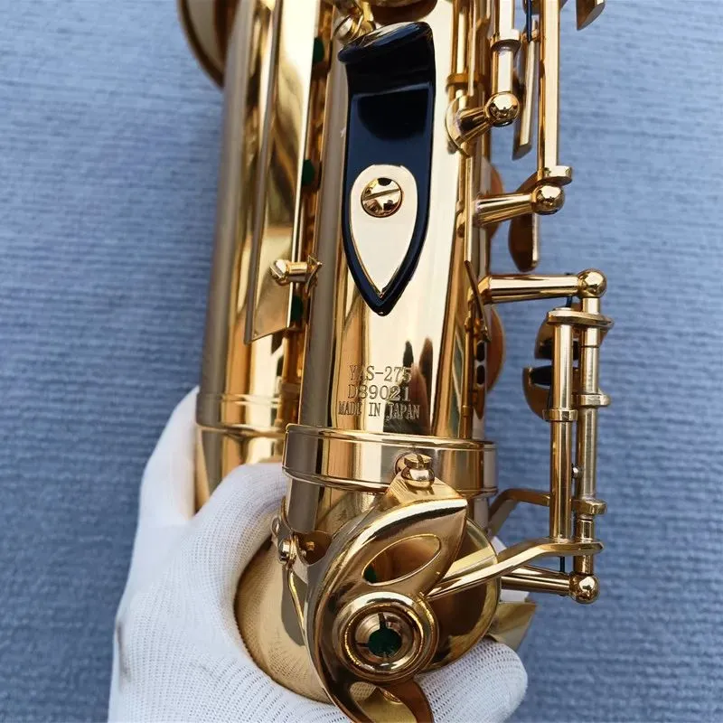 Saxophone Alto japonais 275 Eb, Instrument de musique en laiton laqué or, saxophone e-flat avec étui, accessoires, nouvel arrivage