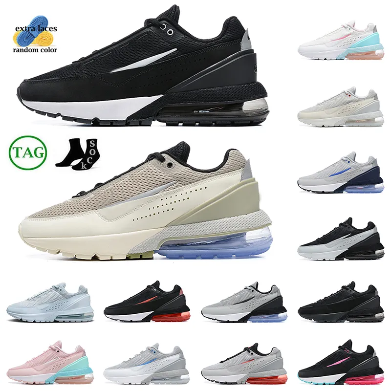 Pulse de haute qualité Og Cushion Chaussures Cobblestone Triple Black Blanc Rose Rose Blue Tint Gris Fog Mens Femmes Outdoor Jogging Sneakers Sports 36-45