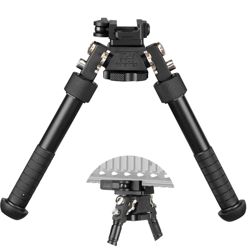 Taktiska tillbehör v8 stativ Taktisk bipod 360 ° roterande konsol All-metal 20 mm Rail Bracket Sniper Telescopic Stative Hunting Mount