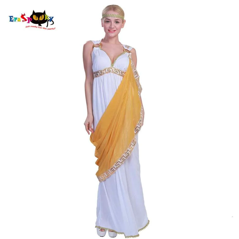 cosplay Eraspooky Carnevale Abito medievale Costumi donna Sexy Greca Romana Lady Egiziana Cleopatra Dea Abito rinascimentale Cosplaycosplay