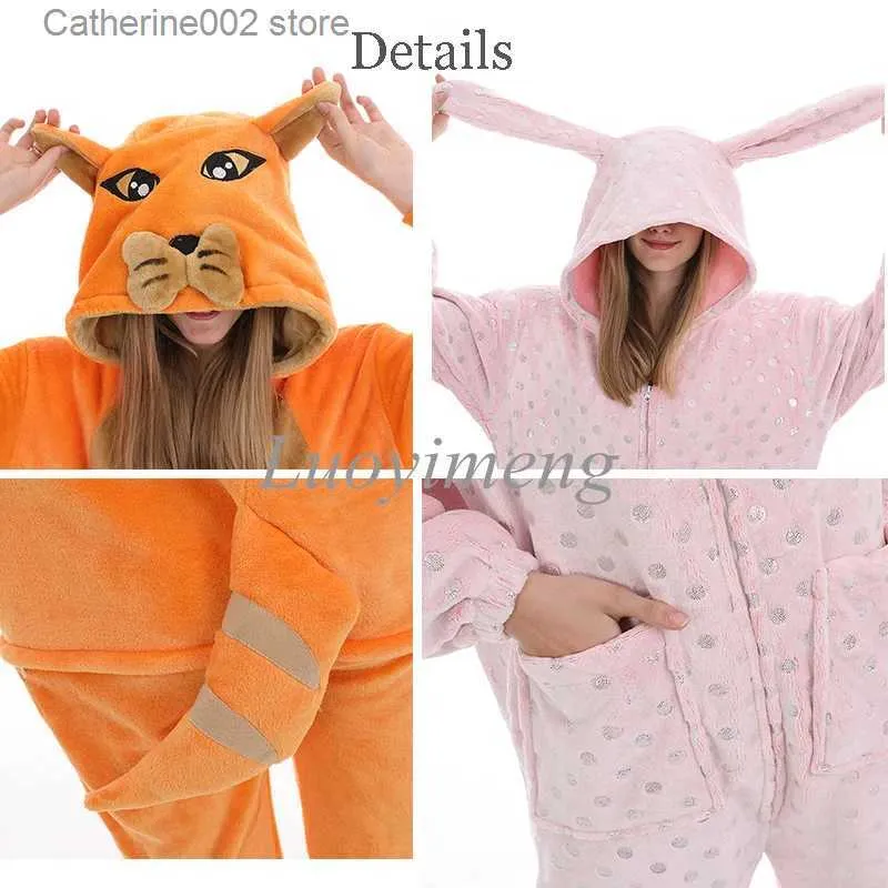 Pyjama Une Pièce (combinaison) En Flanelle Motif Panda - Chaud, Confortable, Pour Adulte (taille S à 5XL)