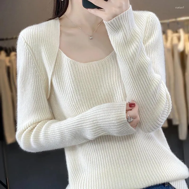 Women's Cozy Square-Neck Sweater