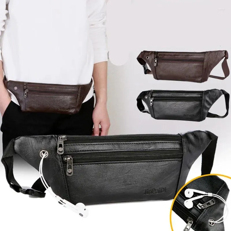 Sacs de taille Hommes Poitrine Hommes Mode Packs Portefeuille Runner Bum Sac Cross Body Femme Noir Fanny Pack Porte-Monnaie Bentoy