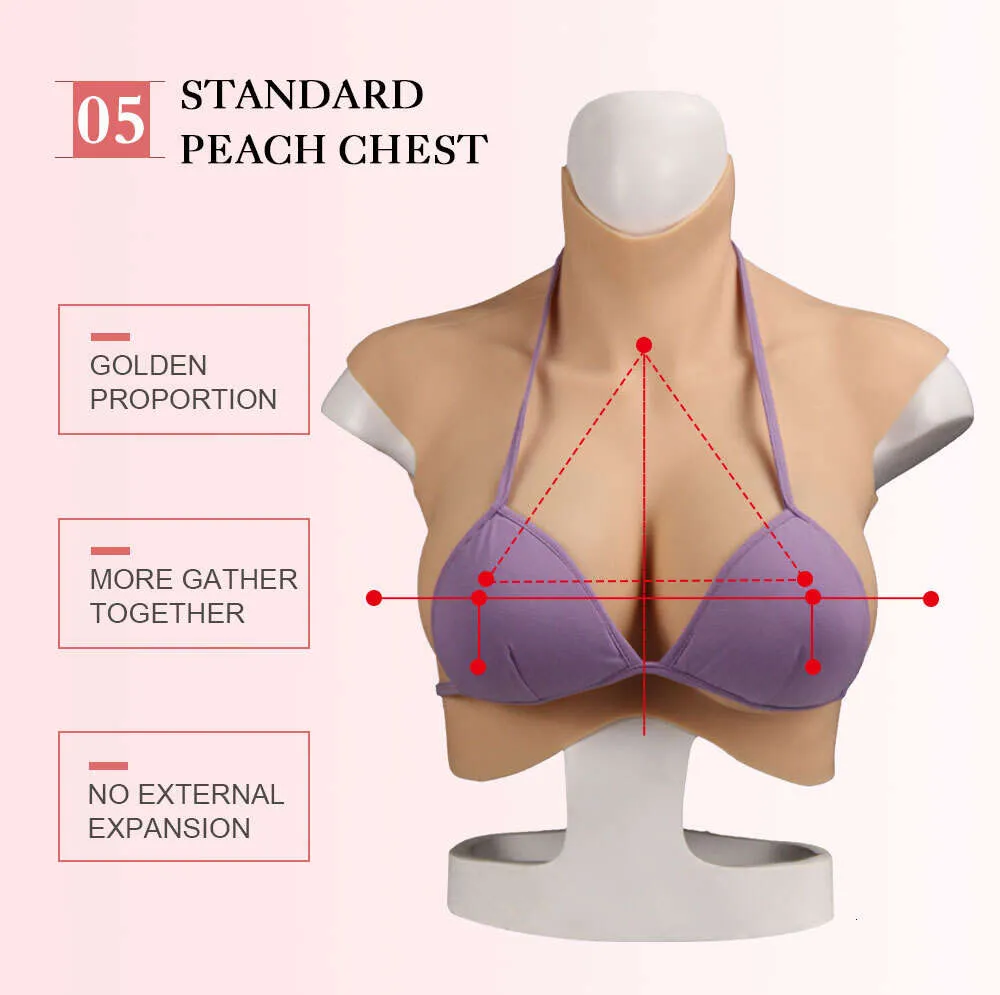 Multi-size B-H Cup Silicone Fake Breasts In The Form of A Cross-dresser  Drag Queen - AliExpress