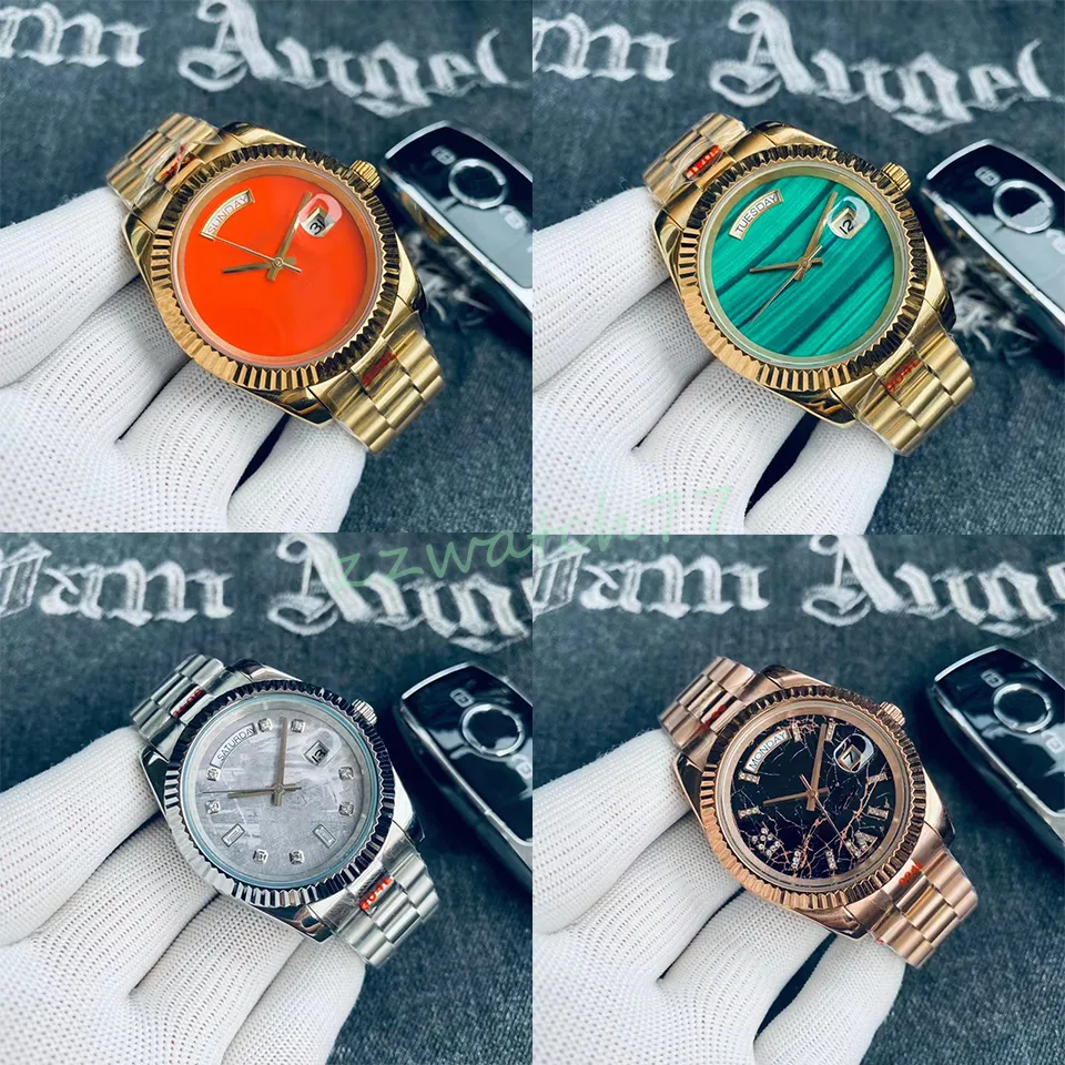 Orologi da uomo Orologi da polso meccanici automatici da 41 mm Orologio da polso in acciaio inossidabile 904L con vetro zaffiro montre de luxe