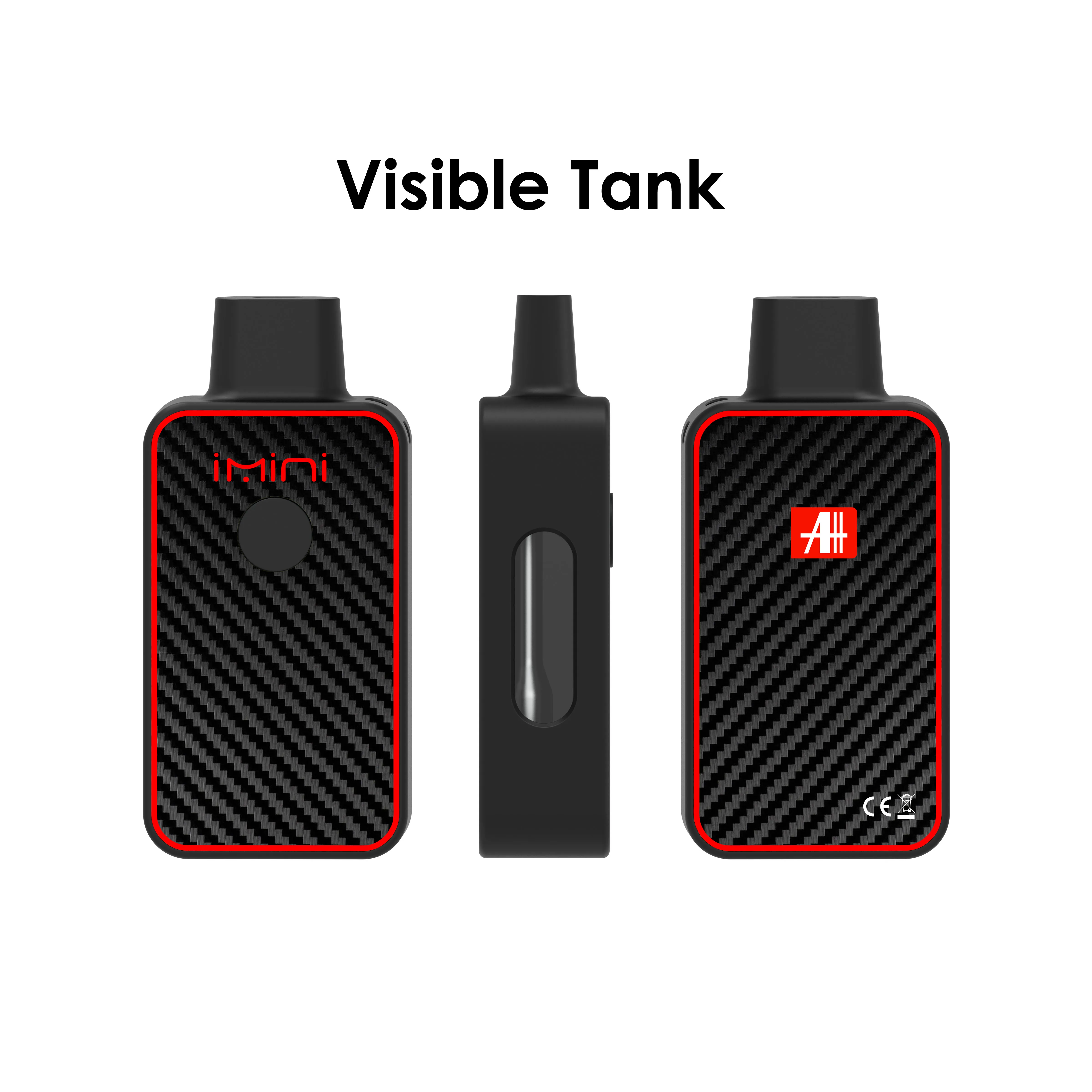 KIT IMINI 3 ml 4 ml Vaporizzatore usa e getta da 380 mAh Dispositivo a batteria a cartuccia avanzata 1,4Ω Mod di vaporizza