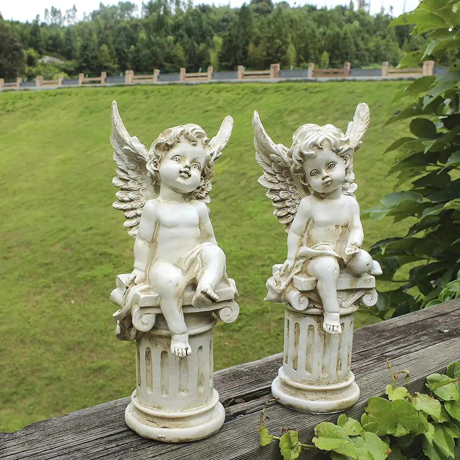 antique yard decor