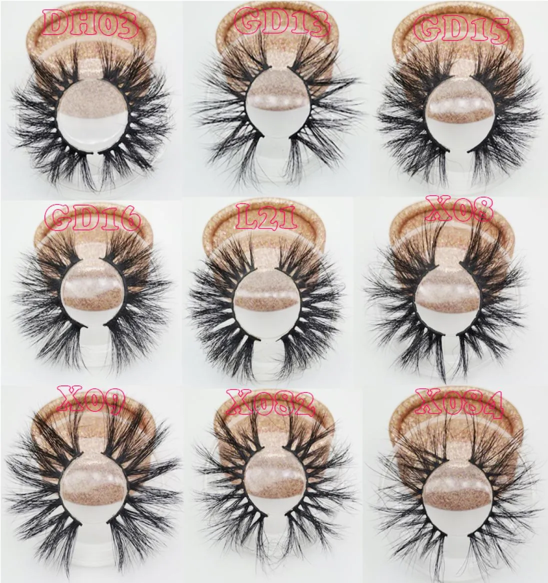 Real 3D Mink eyelashes 25mm long lashes long lashes with Custom Packaging Boxes private logo logo lashes2443484