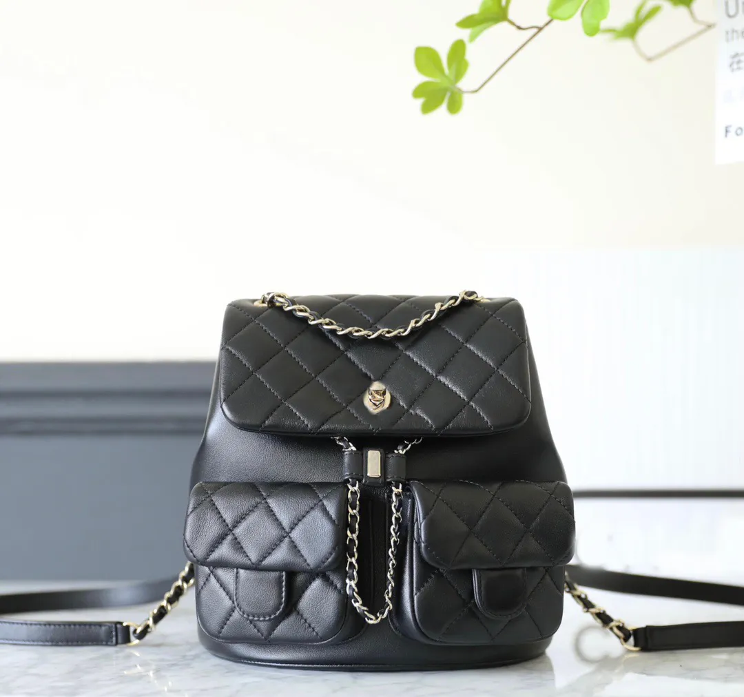 Women’s Quilted Lambskin Leather Mini Square Bag | DHgate