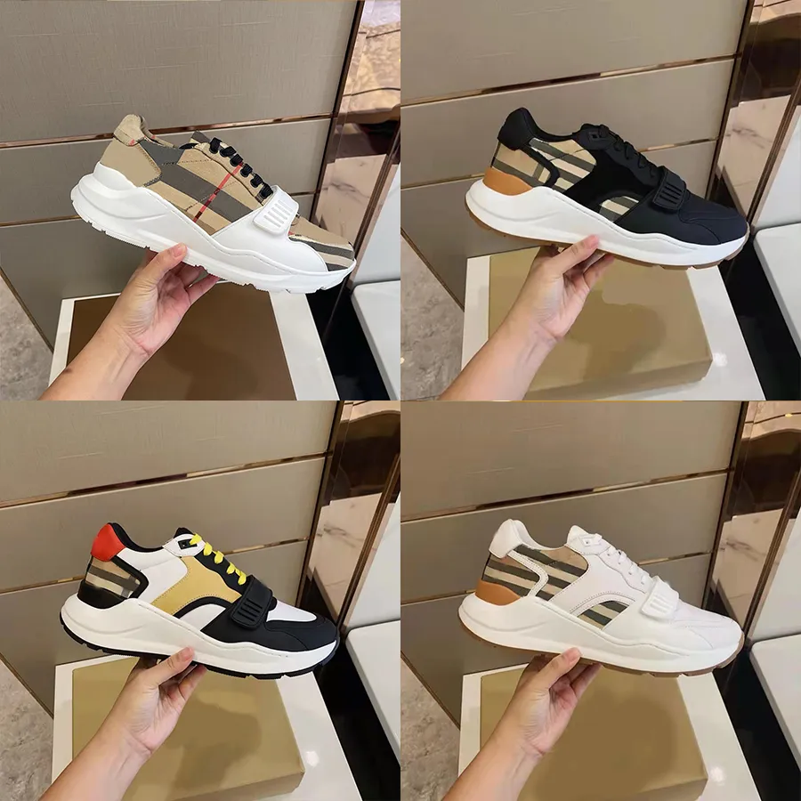 Designer schoenen Gestreepte Casual Schoenen Heren Dames Vintage Sneaker Platform Trainer Season Shades Flats Trainers Merk Klassieke Outdoor Schoenen maat 36-45