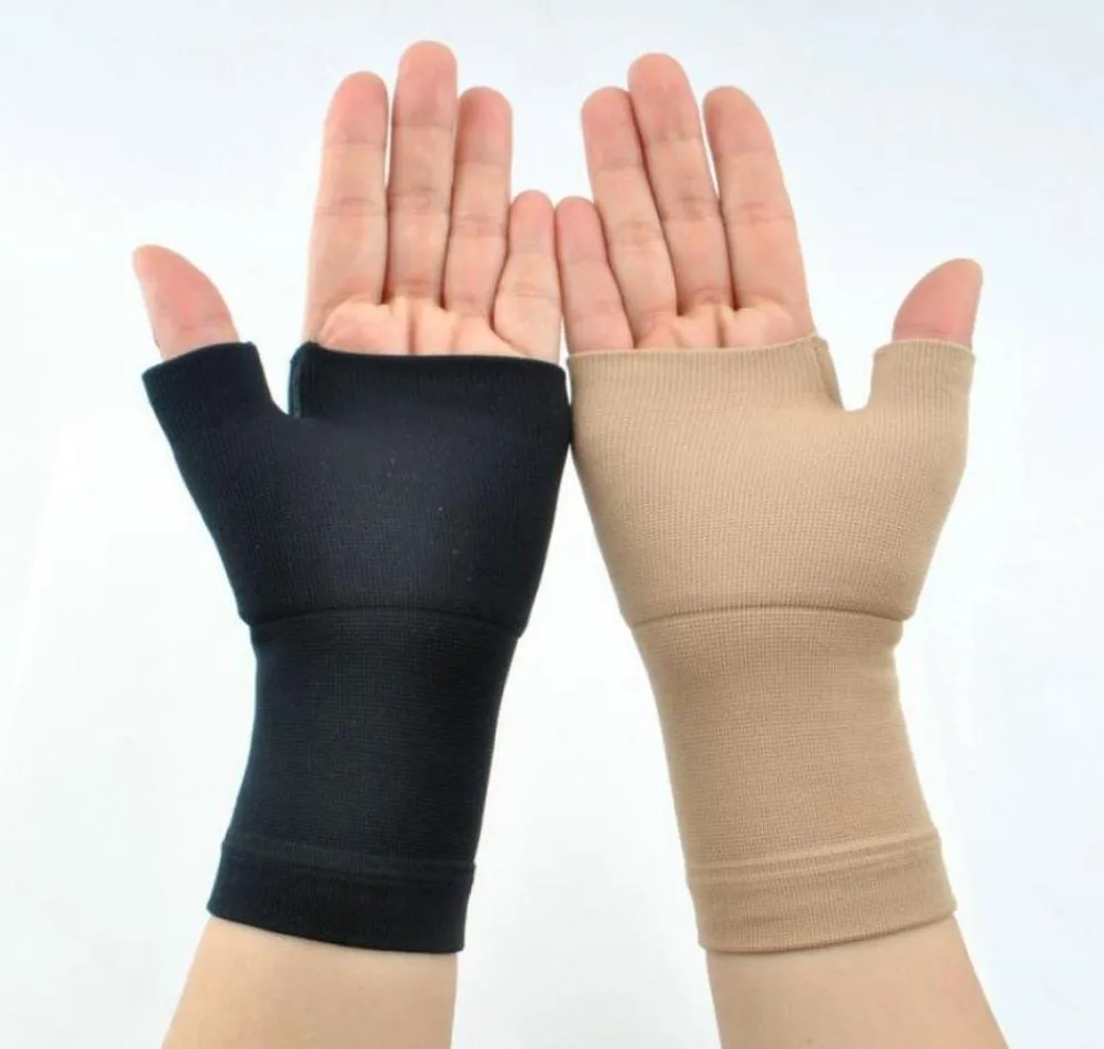 関節炎手袋圧縮スポーツ保護疼痛緩和手リストサポートブレース促進血液循環効果グローブ6588343