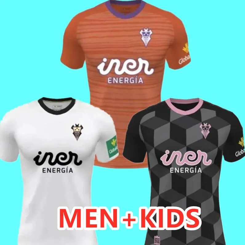 2023 2024 Albacete Balompie Fußballtrikots Heim Auswärts Dritter 20 24 Manu Fuster Jonathan Dubasin Fran Alvarez Flavien Boyomo Riki Rodriguez Fußballtrikots 951