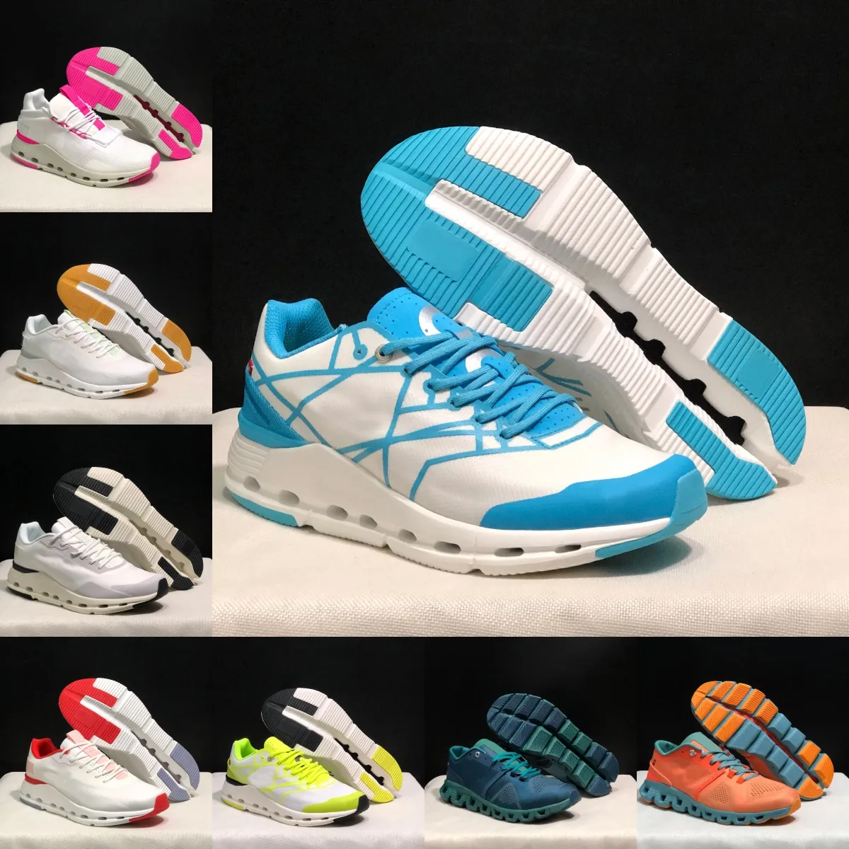 Cloud Runda Shoes Men Designer Cloudnova Form Form Nova White Pearl x 3 Cloudmonster Monsermen Women Trenerzy sportowcy Sneakers i trening krzyżowy Rozmiar