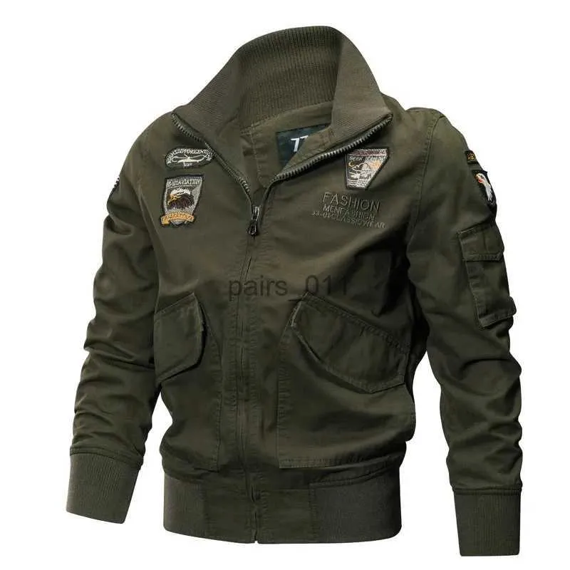 Herrenjacken Militärjacke Herren Winter Baumwolljacke Mantel Armee Pilotenjacken Air Force Frachtmantel Frühling Slim Typ Taktische Jacke M-4XL YQ231025