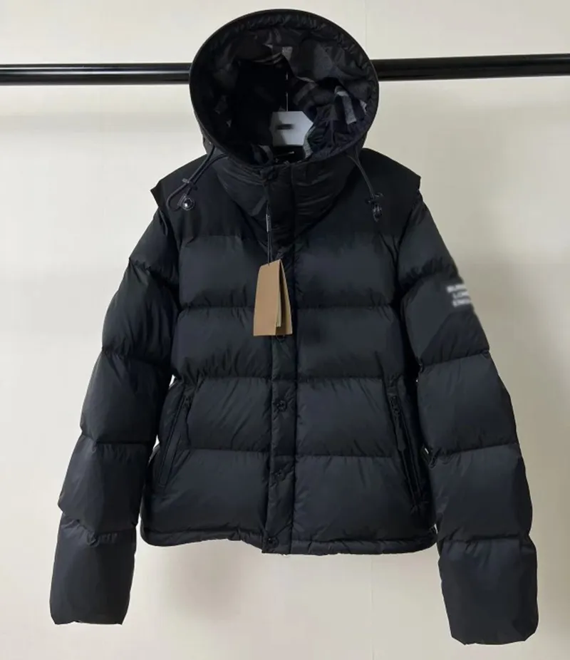 Veste de créateurs masculine Winter Windproof à l'épreuve du vent trois en un peut être une veste détachable gilet tout-en-un S-5xl Taille asiatique Couple de couple Nouvelle tenue