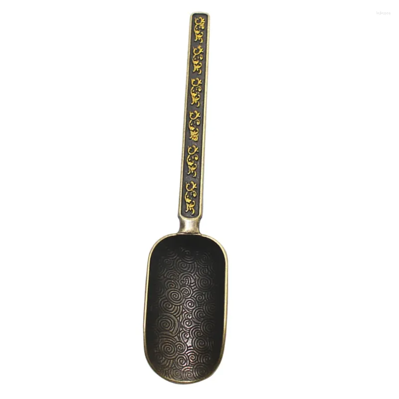 Tea Scoops Copper Vintage Loose Leaf Scoop Spoon Metal Measuring Spoons Chooser Tool Accessory ( )