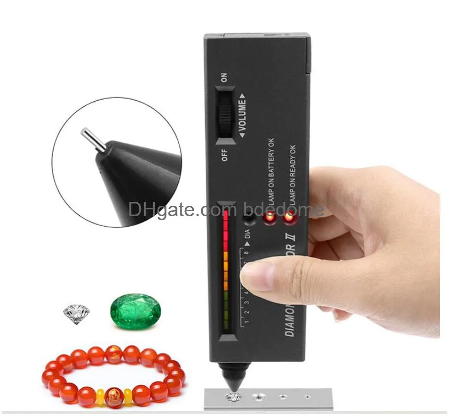 Testers Measurements Jewelry Tools Equipment Portable High Accuracy Professional Diamond Tester Detection and identification of diamonds, jade, jadeite crystals