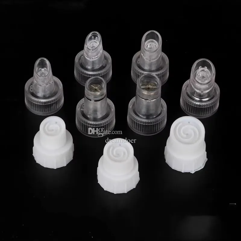 Hydra Oxygen Small Bubble Tips Plastic Silicone Heads 9Pcs Kit Facial Cleaning Tools H2O2 Dermabrasion Heads Skin Beauty Accessories