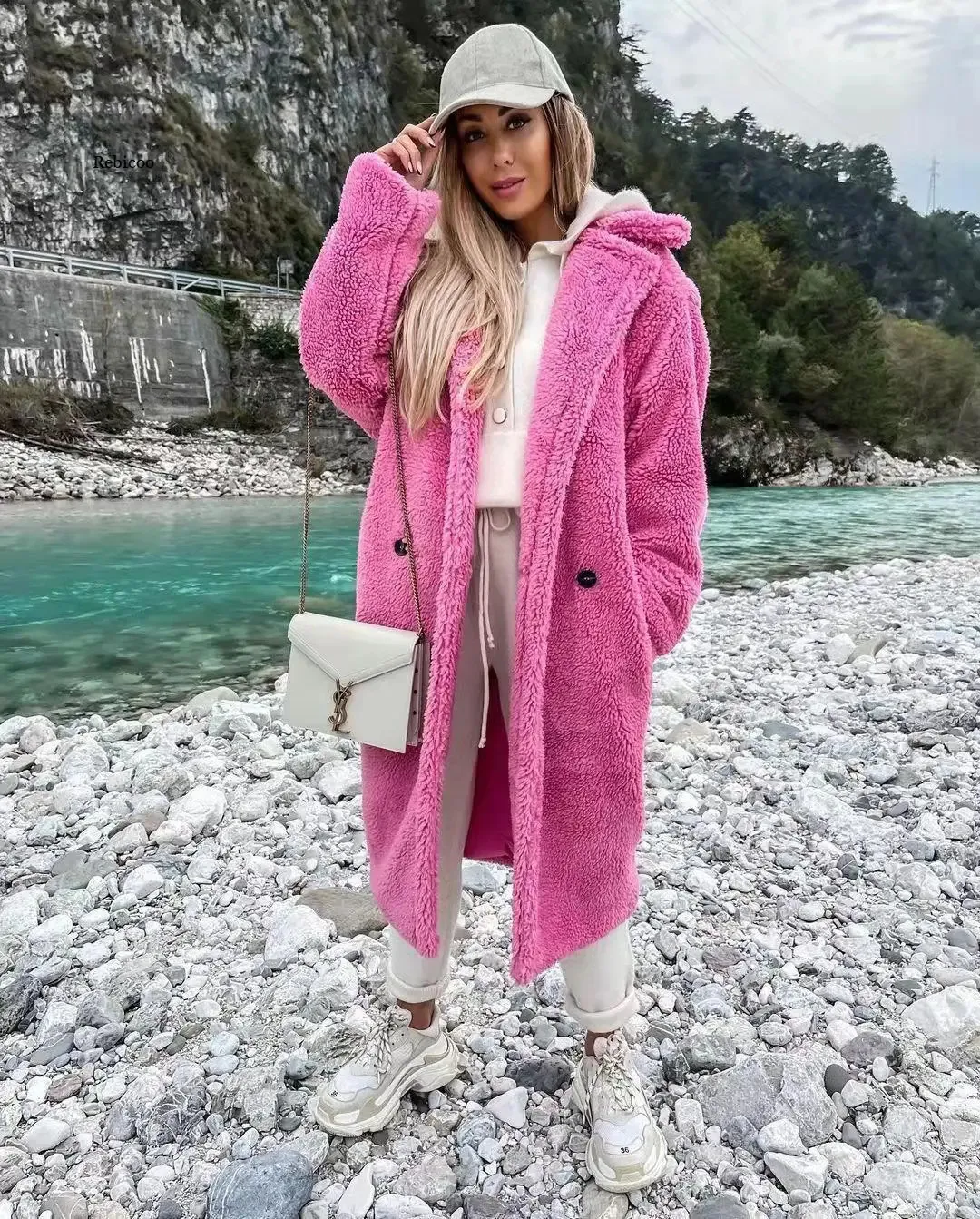 Pelliccia da donna Pelliccia sintetica Lunga Donna Teddy Bear Giacca invernale Spessa Cappotto caldo Capispalla oversize Soprabito Donna Cappotti di pelliccia di lana di agnello finto 231024