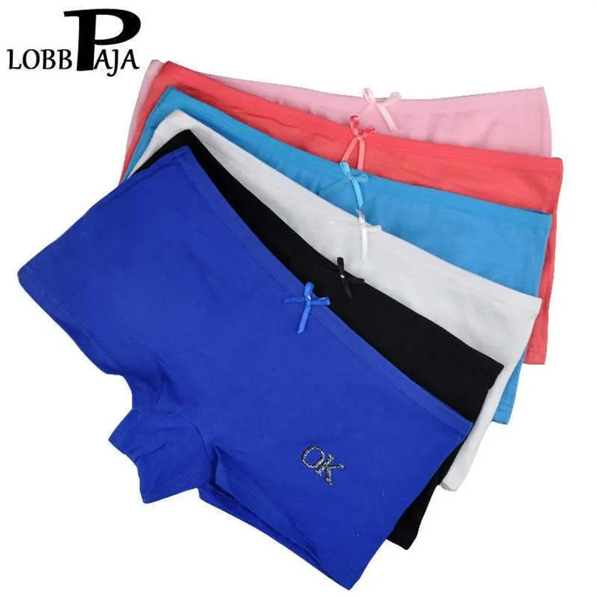 Lobbpaja Lot 6 Stuks Damesondergoed Dames Katoenen Slipje Boxers Shorts Boyshorts Onderbroeken Dames Intimates Lingerie Voor Vrouwen SH1250o