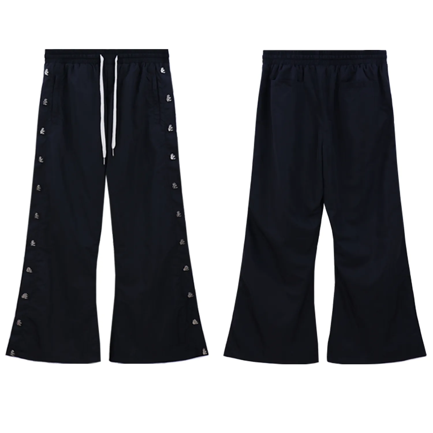 Hellstar Flare Designer Flare Sweatpants Mens Red/Blue