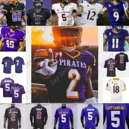 2022 Custom East Carolina Pirates Ecu Football Jersey Ncaa College Holton Ahlers C.j. Johnson Shane Calhoun Isaiah Winstead Johnson