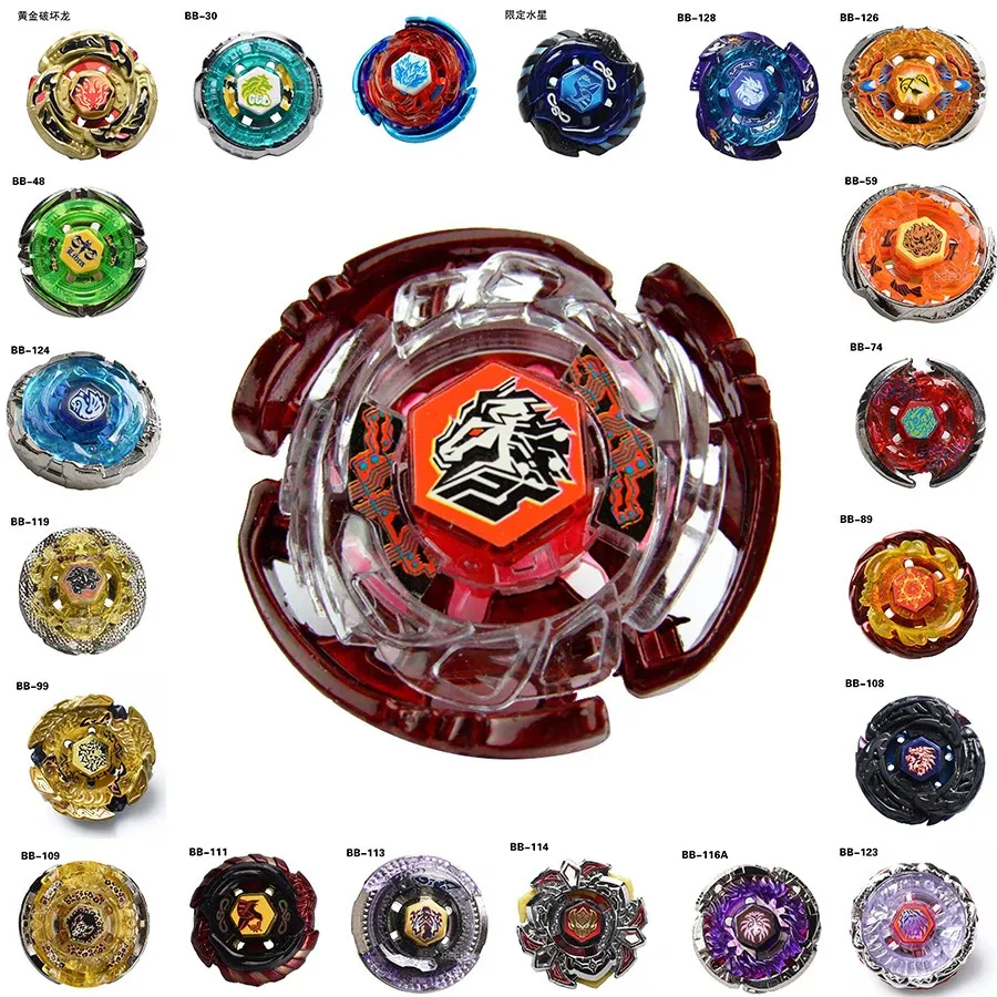 スピニングトップスタイルBeyblade GT Burs B119 B121 Arena Toys Sale Bey Blade and Drain Fafnir Metal 231025