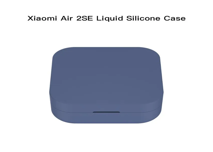 Xiaomi Mi Air 2 SE CASE CASEシリコンヘッドセットケースイヤホンのXiaomi Mi Air2 SEヘッドフォンカバーWhol6915001のSoild Color Funda
