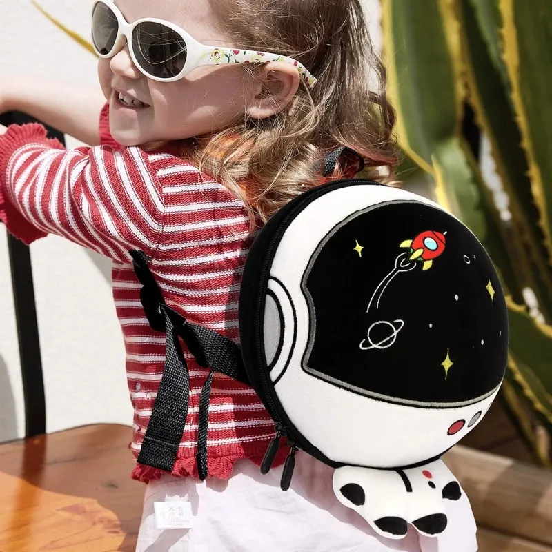 Baby Walking Wings Cute Baby Ryggsäck Anti Lost Hoftdler Walking Safety Daypack Little Kids Travel Bag Astronaut ryggsäckar med säkerhetsbeläggning 231025