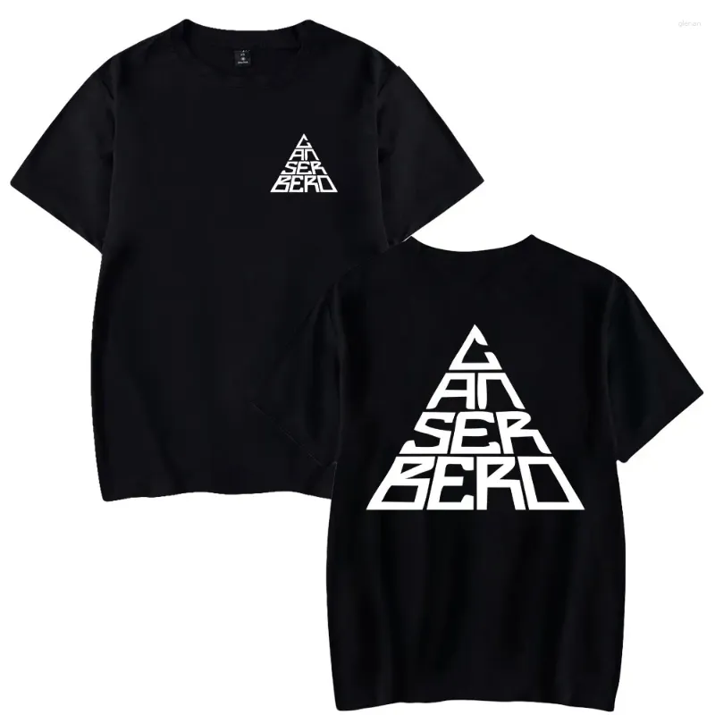 メンズTシャツCanserbero Merch Tシャツヒップホップファッション90年代のシャツメンズストリートウェアY2Kパンクゴシックトップ