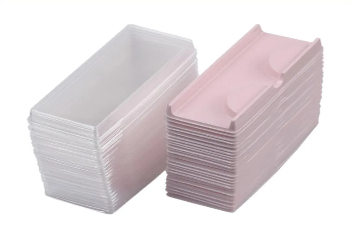 속눈썹 트레이 및 투명한 덮개 빈 상자 PinkblueyellowClear Trays False 속눈썹 저렴한 천연 6746481