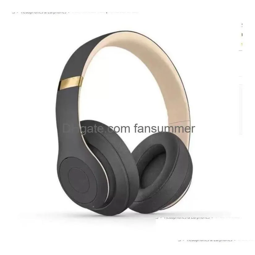 headphones earphones st3.0 wireless stereo bluetooth headsets foldable earphone animation showing drop delivery electronics dhtcc