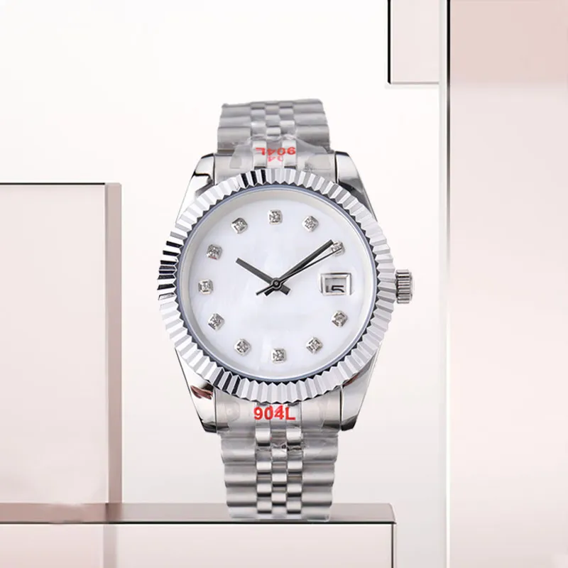 AAA Jakość Automatyczne zegarek mechaniczny 41 mm 36 mm kwarcowy zegarek 31 mm 28 mm męski damski stal nierdzewna wodoodporna, świetliste zegarki światło na rękę