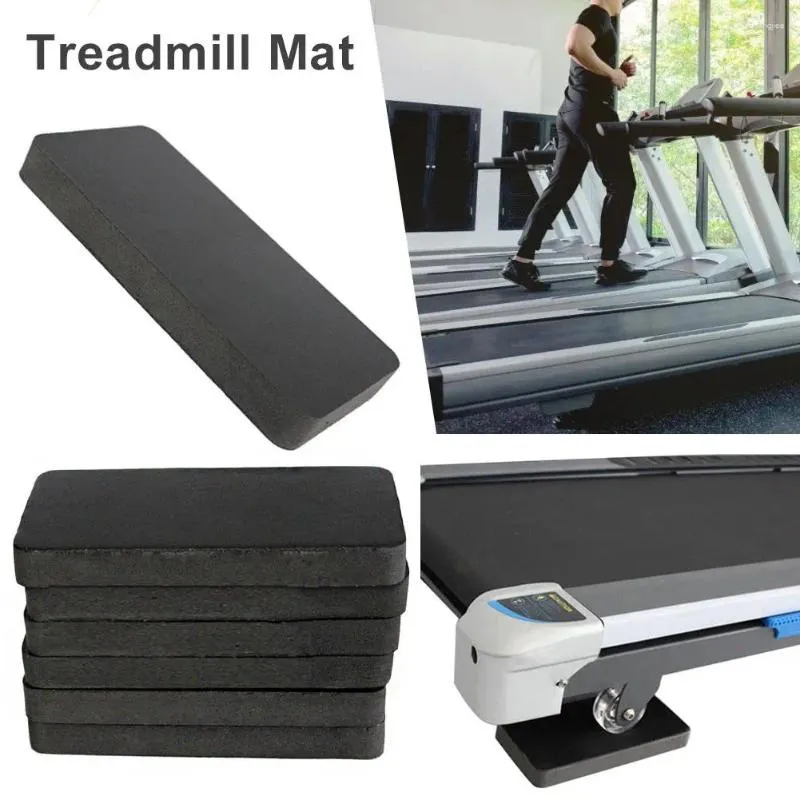 Accessori 6 pezzi tappetino per tapis roulant cuscino per isolamento acustico attrezzature per il fitness con cuscinetto in gomma ad alta densità per assorbimento silenzioso