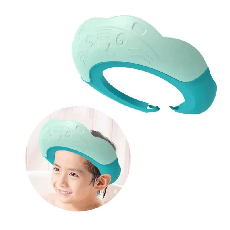 Dusch Caps Spädbarn Hårtvätt Sköld mössa Baby Shower Cap Bading Hat For Eye Protections 231024