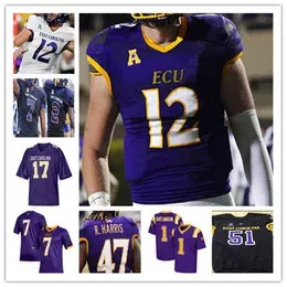 Custom College East Carolina Ecu Football Jersey Holton Ahlers Tyler Snead Keaton Mitchell Rahjai Harris Jsi Hatfield C.j. Johnson