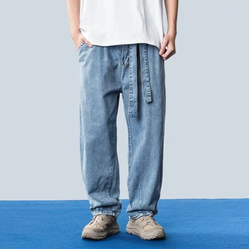 Męskie spodnie 2023SS Vintage myte dżinsowe ładunek prosty streetwearne odzież Y2K Sweatpants Joggers Ubrania ubrania ubrania