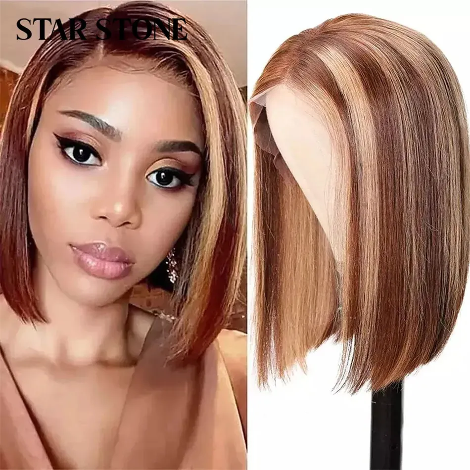 Lace Pruiken Hoogtepaard Wig Human Hair Bob Wig recht 13x4 Lace Frontale Haarhaar Pruiken Braziliaanse korte Bob menselijke haarpruiken te koop Clearanc 231024