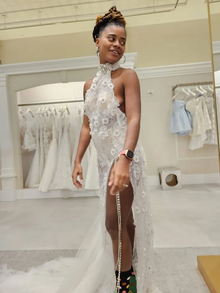 chinese dress ladies A-Line Bateau Sweep-Brush Train Lace Tulle Wedding Dress COCOMELODY CW3118, 25 Days / As Picture:Ivory/Nude / US16-UK18-EUR46