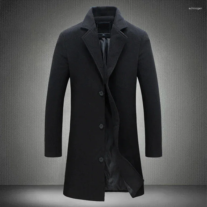 Royal blue best sale overcoat mens