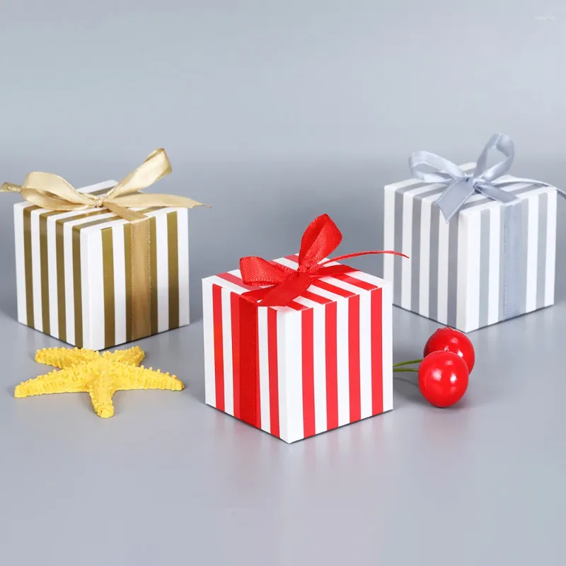 غلاف الهدايا 10pcs/حقيبة الزفاف لصالح الأكياس الحلوة صندوق حلوى لضيوف عيد ميلاد الطفل الحدث Elmo Party Supplies