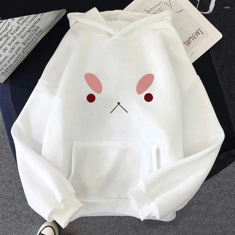 Sweats à capuche pour femmes 2023 Anime Bee et Puppycat Malheureux Face Sweat à capuche Hiver Femmes Printemps / Automne Sweat-shirt unisexe Kawaii Tops Harajuku Sudade