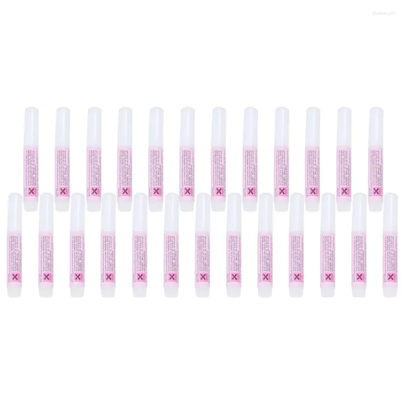 Gel pour ongles 25 pièces colle faux ongles acryliques artificiels fournitures outil de manucure adhésif