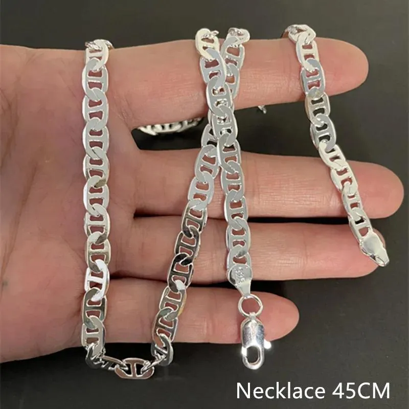 アクセサリー plllllleeeasse silver chain necklace Amazon.com: Chain Necklace White Sterling Silver Curb 24 in