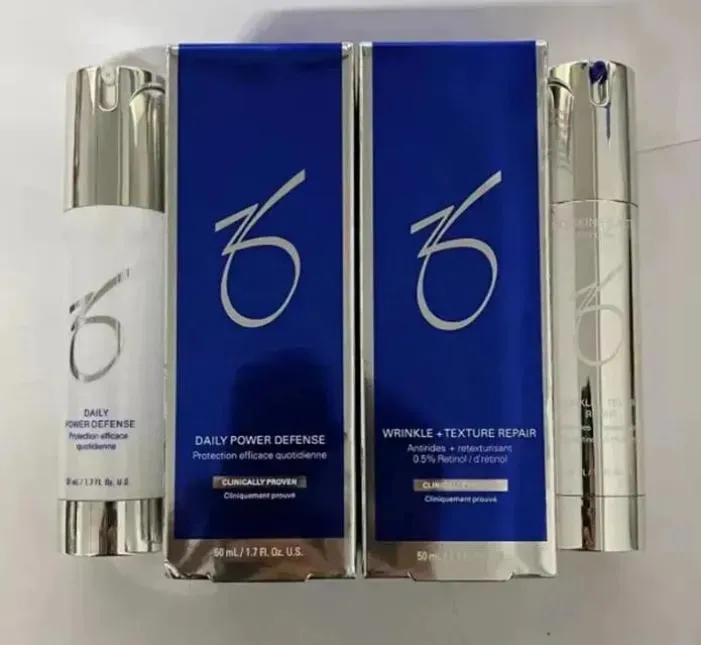 Defensa 50 ml Crema reparadora de textura 1,7 oz Cuidado de la piel Suero facial Botella azul Loción Cosméticos Envío rápido y gratuito Cuidado de la piel